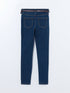 LC Waikiki Waist Belt Skinny Fit Women's Jean Trousers